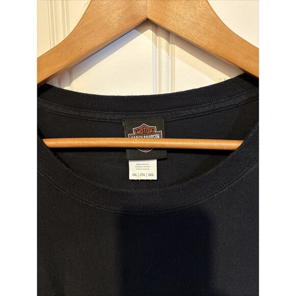Harley-Davidson Men’s HD 2018 Bar & Shield Black Pocket T-Shirt 3XL XXXL 3TG - Picture 3 of 10